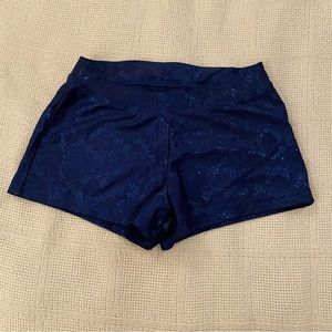 Capezio blue booty shorts (dance)